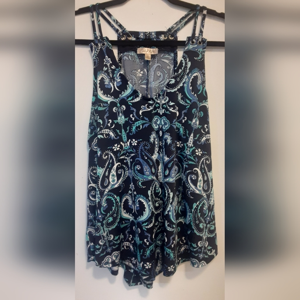 Women's Paisley Print Tank Top